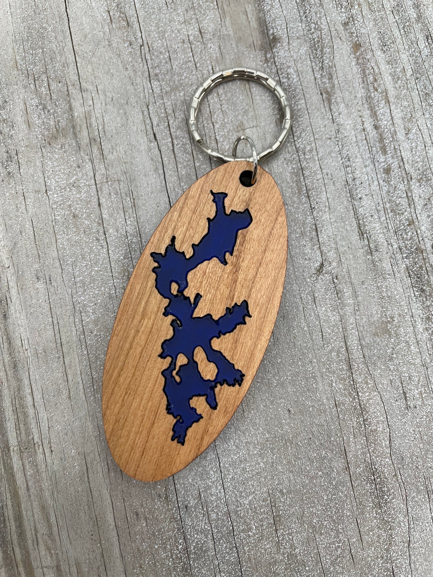 front of moosehead lake keychain